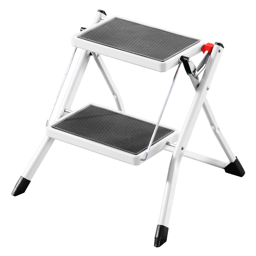 TRITTSTUFE KLAPPBAR MIT MATTE 'KLOSE' 2 Stufen - offen ca. 49 x 48,8 x H 44,5 cm