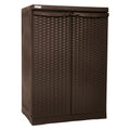 ARMOIRE BASSE « RATTAN WENGÉ » L 65x P 45x H 91 cm