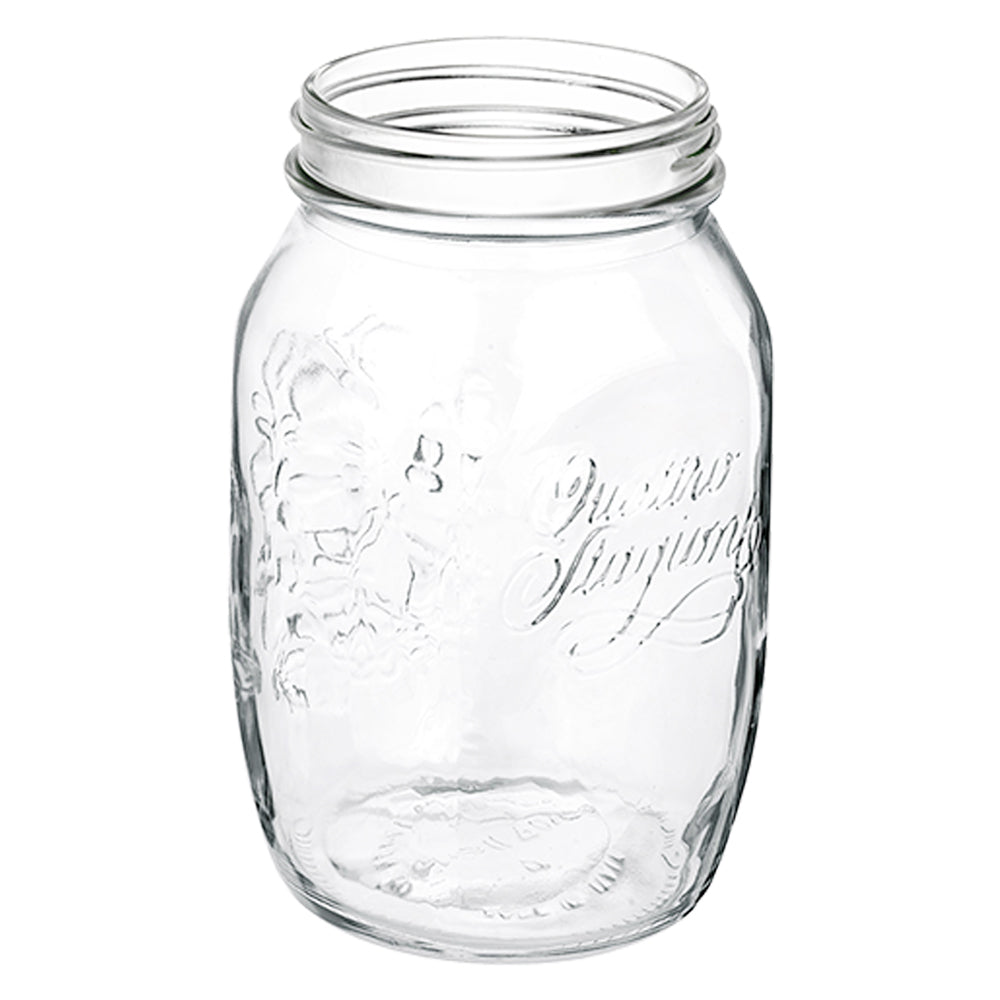 VASO ERMETICO IN VETRO PER ALIMENTI 'QUATTRO STAGIONI' 1000 ml