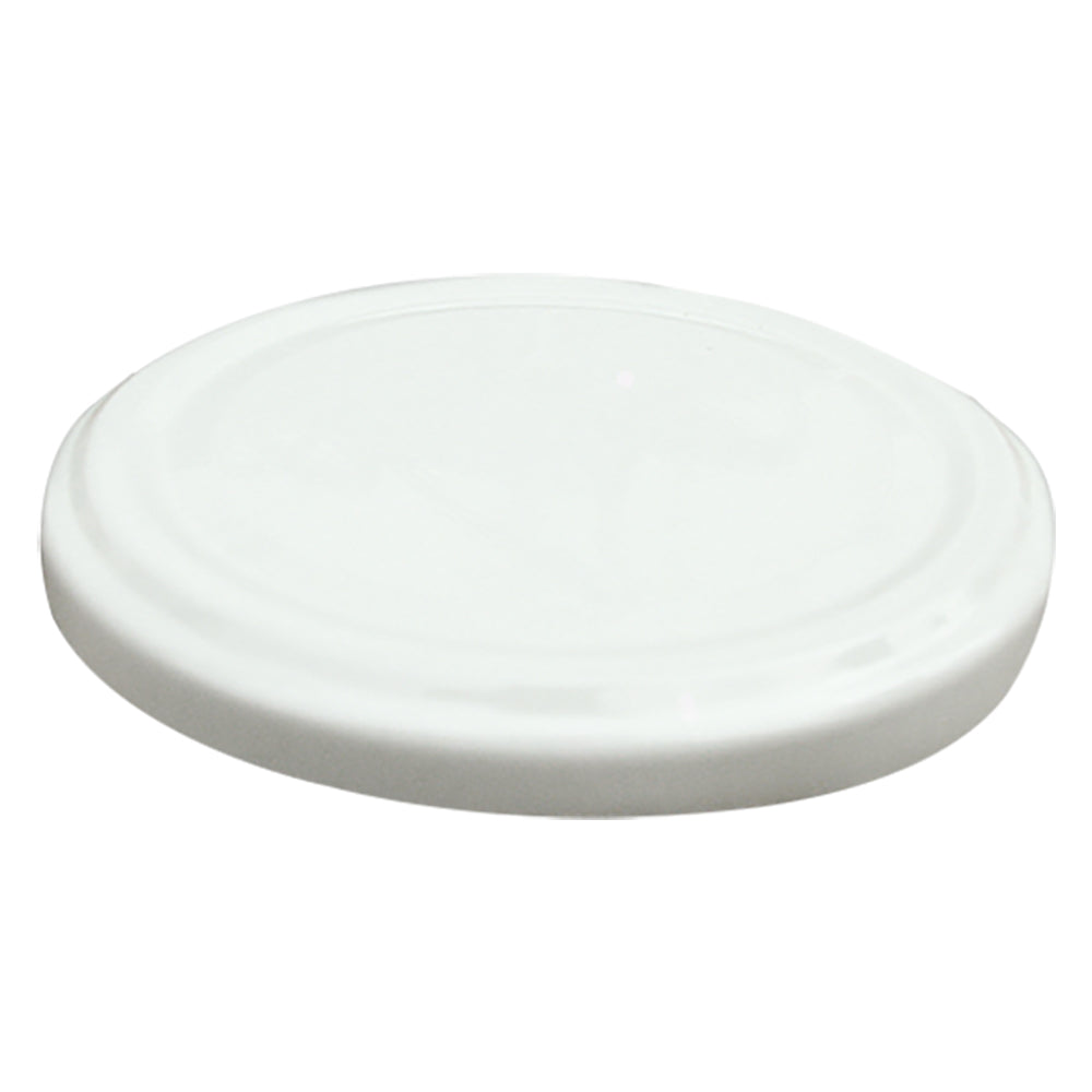 COUVERCLE POUR BOCAL EN VERRE 'BOCCACCIO' ø 63 mm - conf. 100 p. blanc