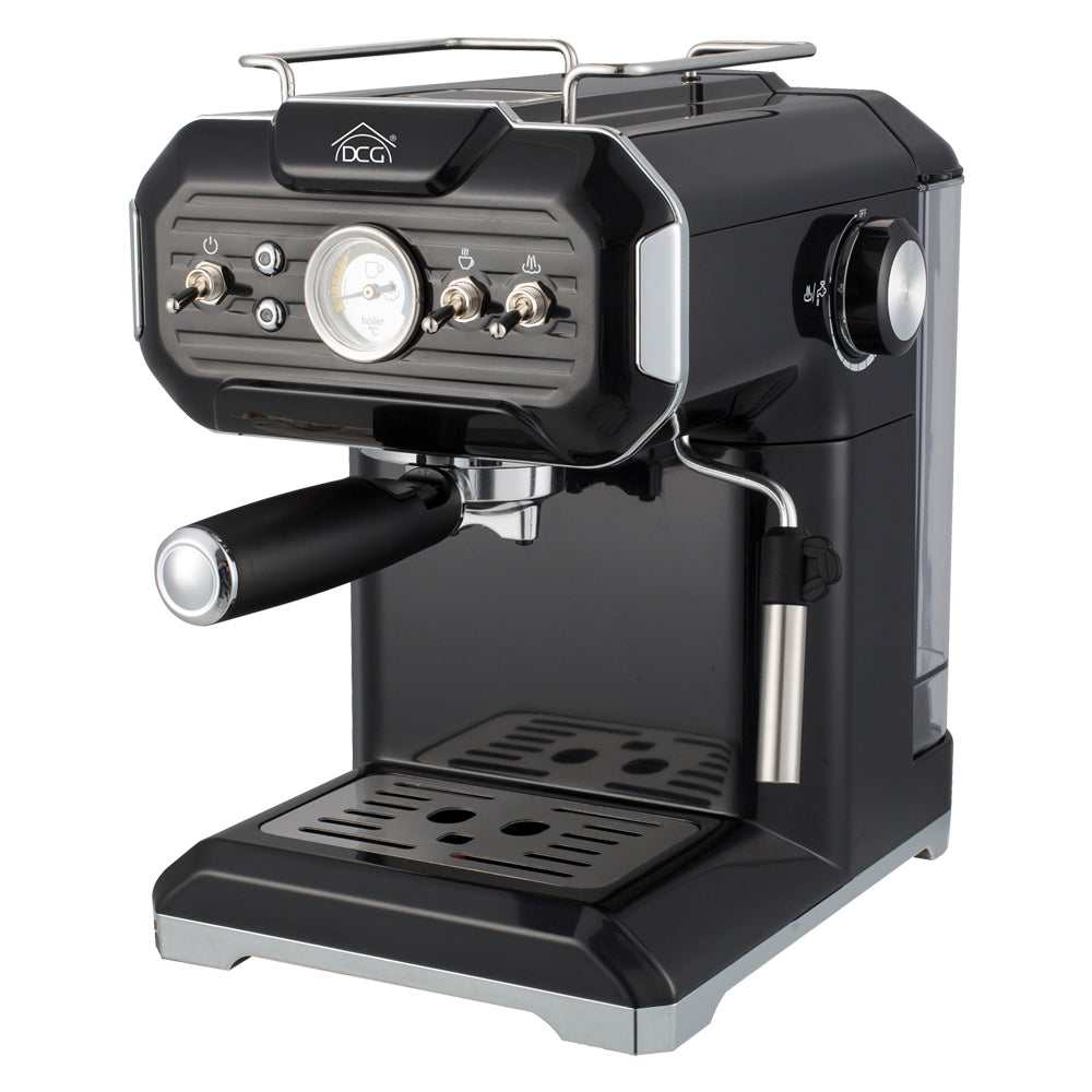 KAPSELESRESSOMASCHINE MIT MILCHAUFSCHÄUMER 850 W - schwarz