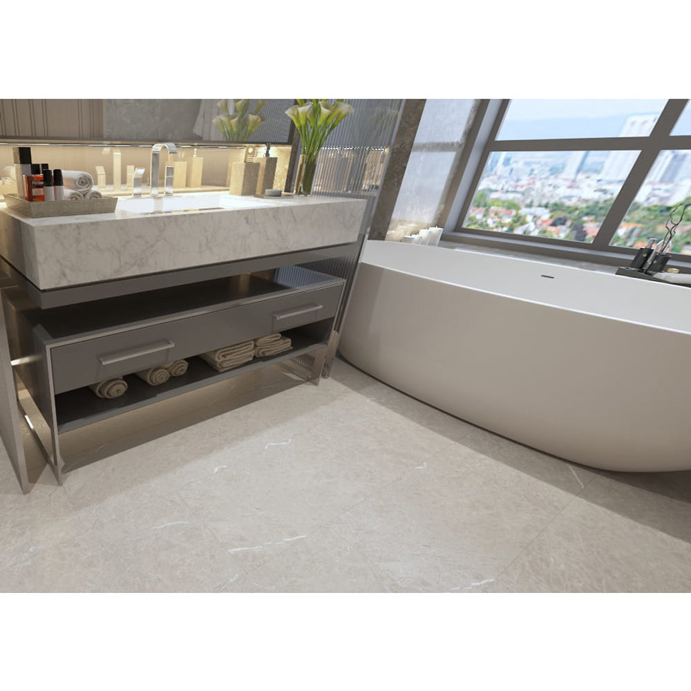 BATTISCOPA IN SPC PER LAMINATO SERIE 'LITE STONE' colore grigio pietra