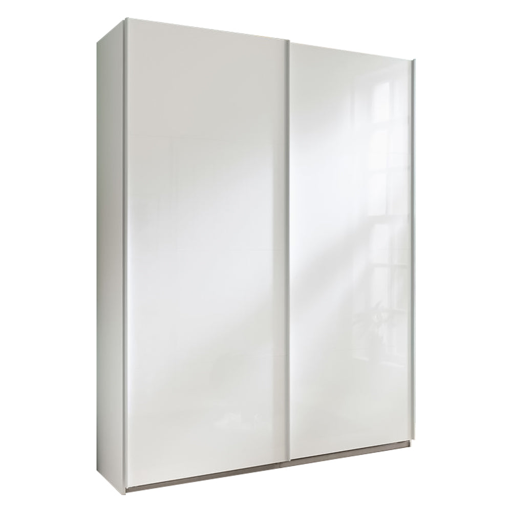 SCHWEBETÜRENSCHRANK ZWEITÜRIG 'SYSTEMA' 150 x 67 x h.222 cm - weiß
