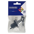 TAPPO VERSATORE CON COPERCHIO 8,5 x 3,5 cm - nero