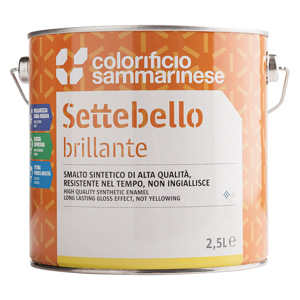 Kunstharzlack 'SETTEBELLO' 0,375 Liter Dunkelbraun