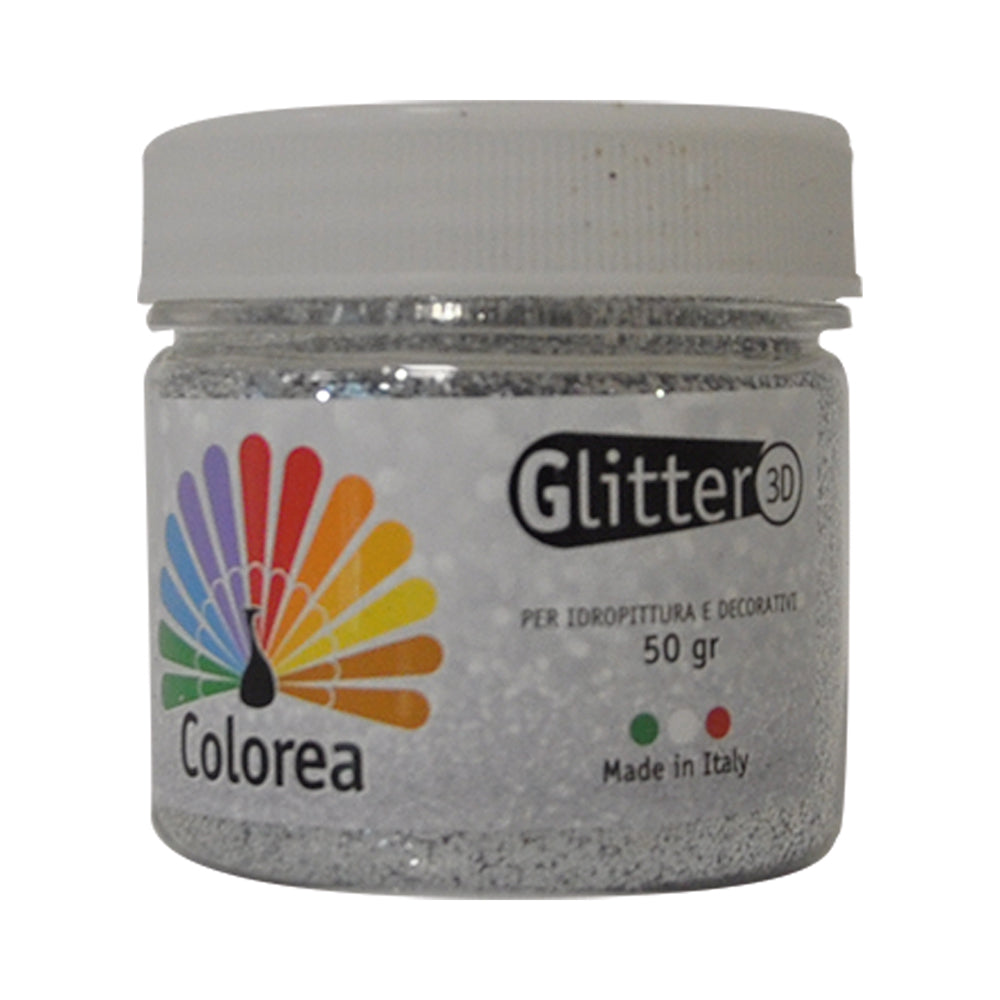 GLITTERPULVER 50g - Farbe Silber