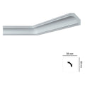 CORNICE DECORATIVA PER SOFFITTO mod. I707 - mm. 50 x 50 x 2 mt