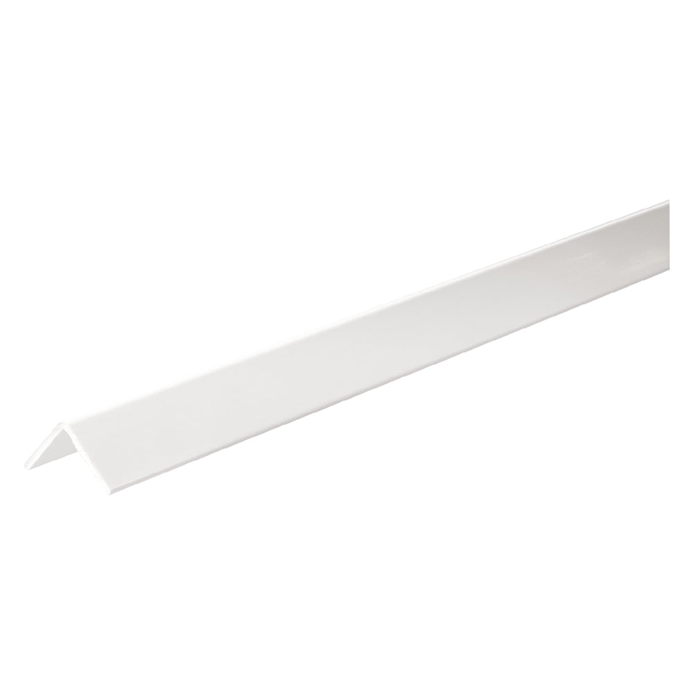 PROTÈGE-ANGLE LISSE mod. « PA22BN3 » - 22 x 22 mm x 2 m - blanc