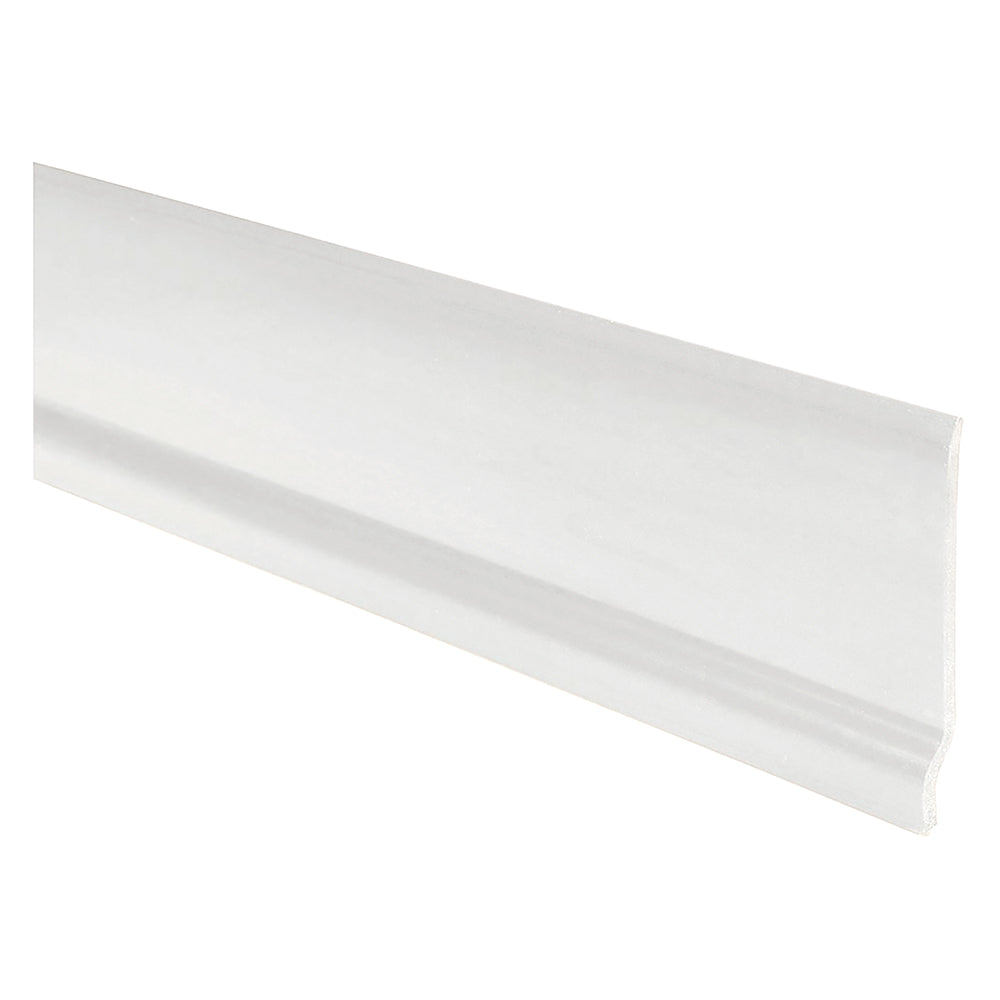 PLINTHE EN RÉSINE EXPANSÉE 65x9 mm - blanc