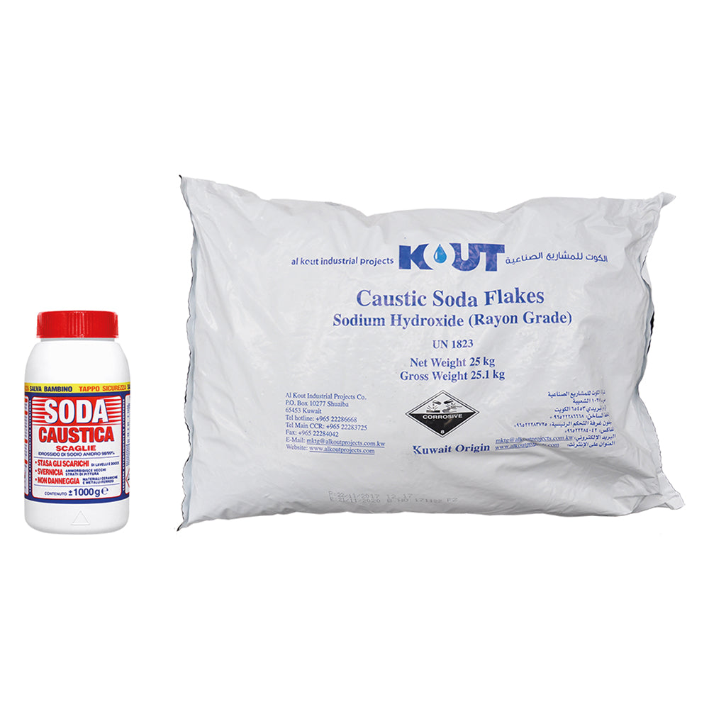 ÄTZNATRON 1 kg – Dose, CE-konform