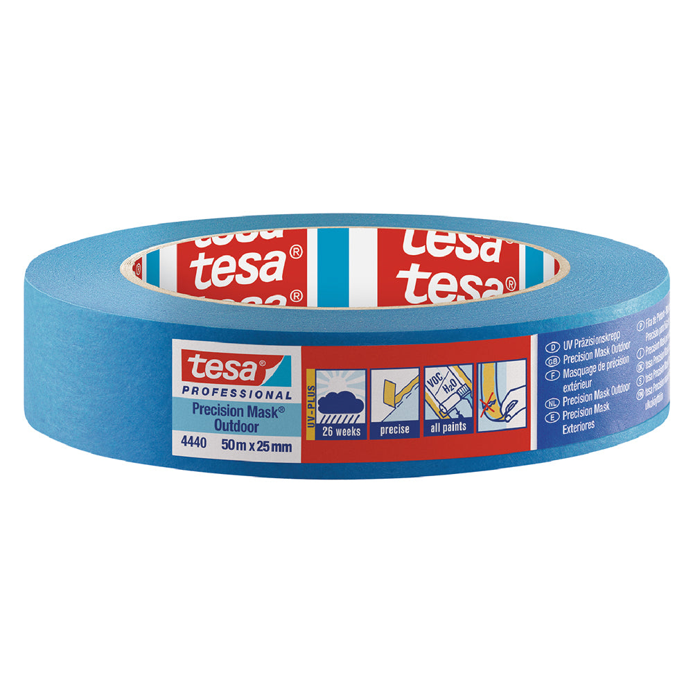 RUBAN DE MASQUAGE « PRECISION MASK 4440 » 25 mm x 50 m - couleur bleue