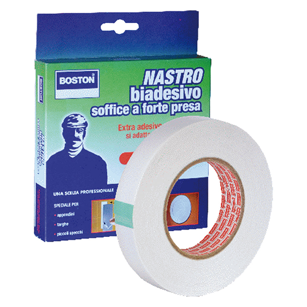 DOPPELSEITIGES KLEBEBAND 19 mm x 10 m – Stärke 0,9 mm