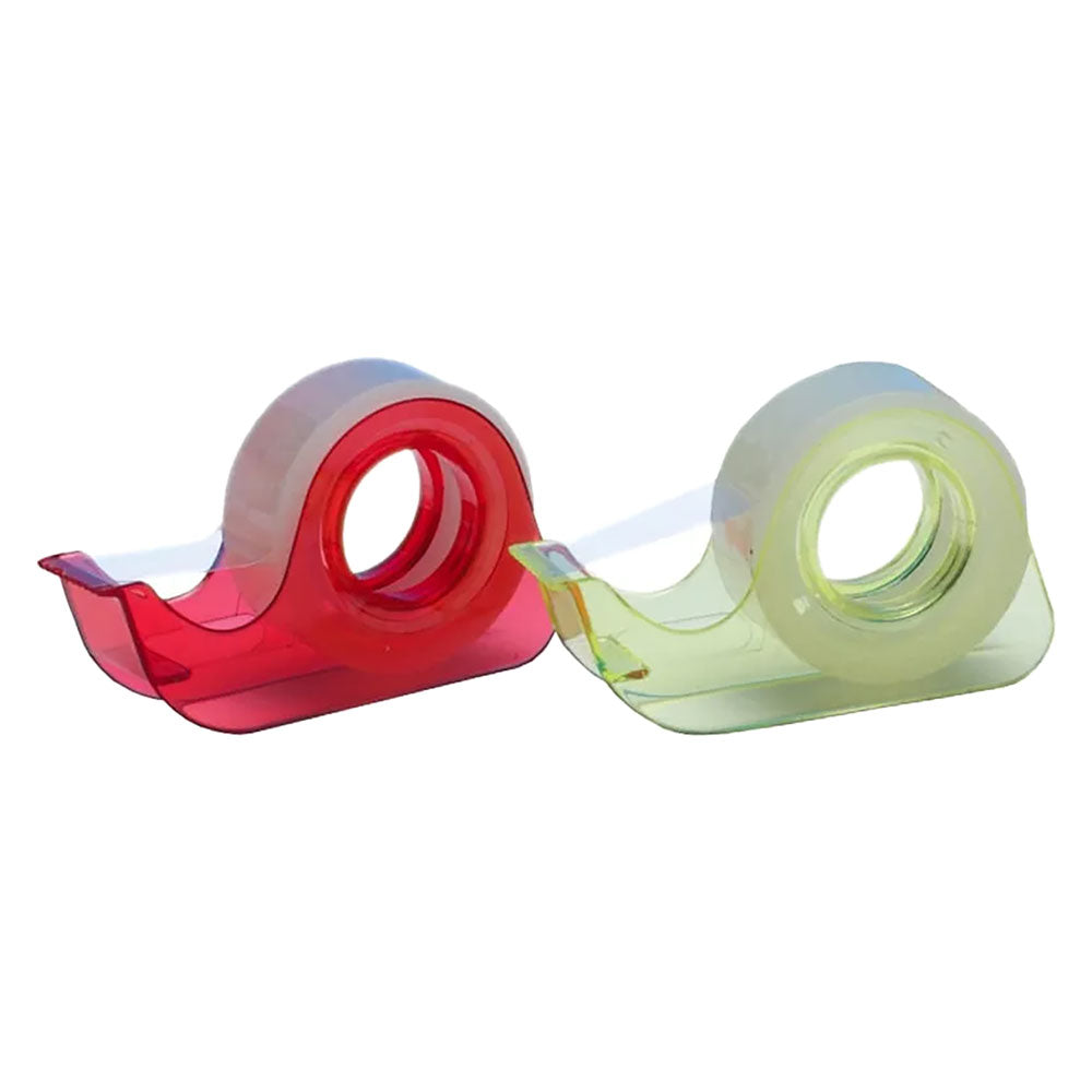 TRANSPARENTES KLEBEBAND MIT SPENDER 15 mm x 10 m