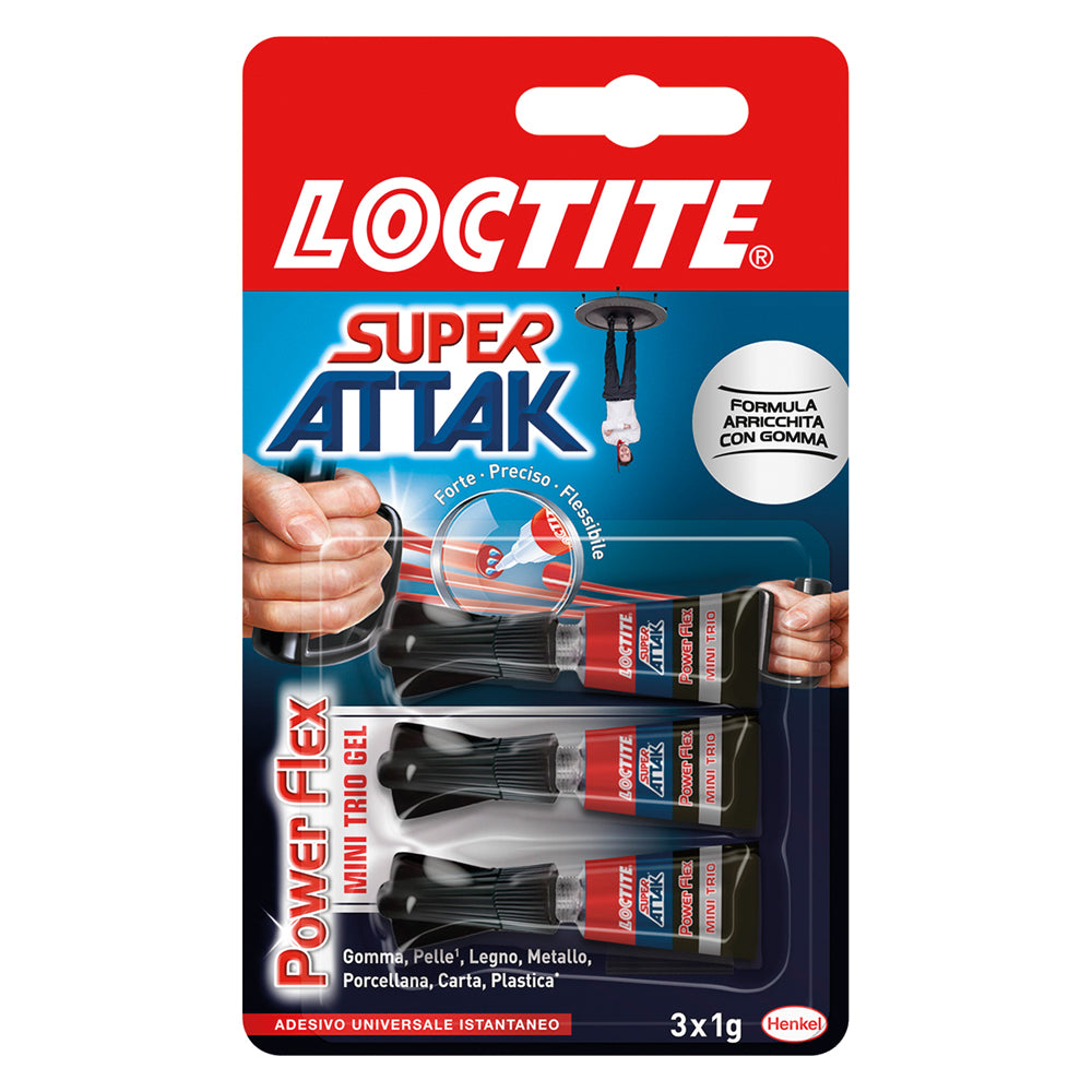 SUPER ATTAK 'POWER FLEX' 3 pièces de 1g - mini trio gel