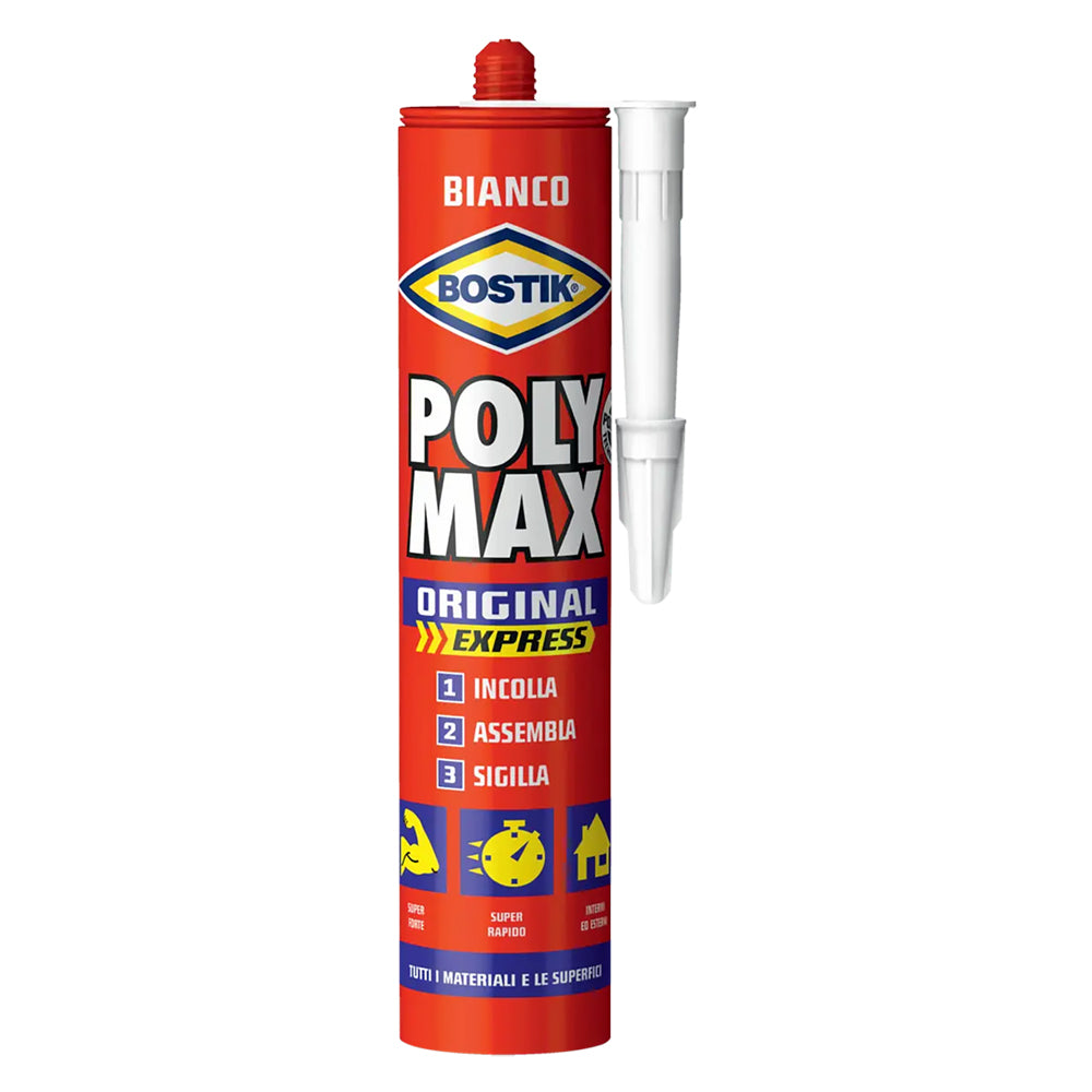UNIVERSAL-DICHTKLEBER „POLY MAX“ ORIGINAL 2 Stück – 425 g – weiß
