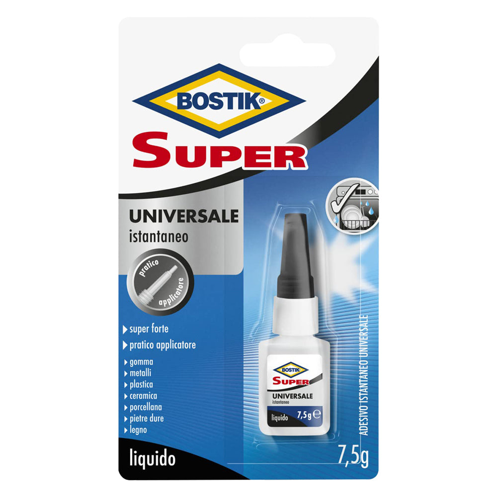 ADESIVO ISTANTANEO 'SUPER UNIVERSALE' gr. 7,5 (clip strip)