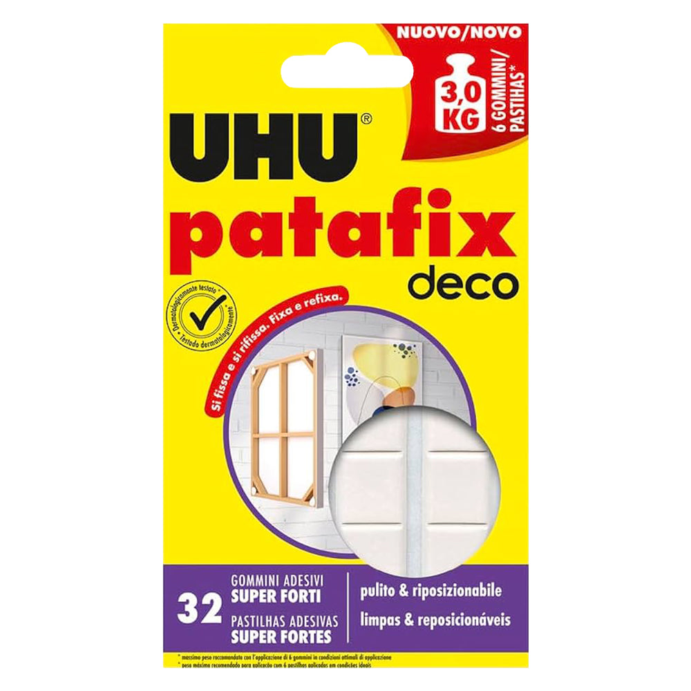 GOMMETTES ADHÉSIVES « PATAFIX DÉCO », pochette de 32 pièces