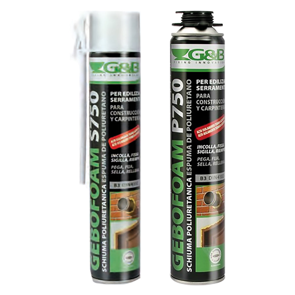 MOUSSE DE POLYURÉTHANE 'GEBOFOAM' 750 ml type S - manuelle