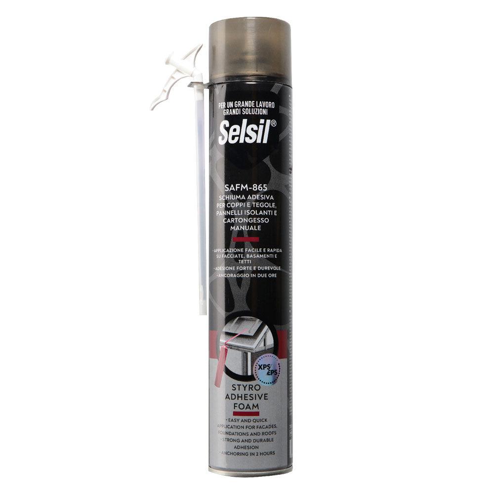 MOUSSE DE POLYURÉTHANE TUILES/TUILES CANAL 'SAFM-SAGM' 'SAGM-865' ml 750 - pour pistolet