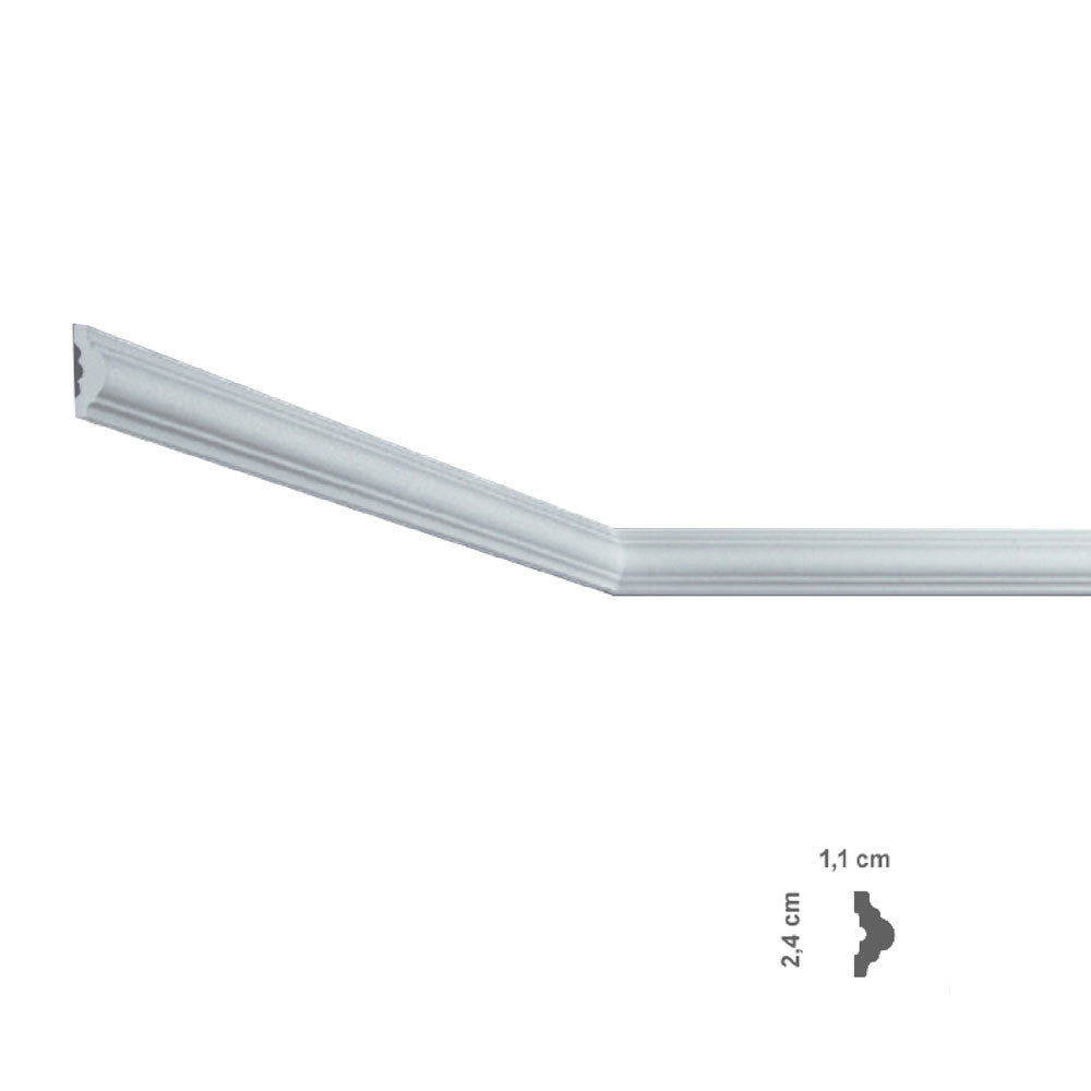 DEKORATIVER DECKENRAHMEN Mod. I803 - 11 x 24 x 2 m