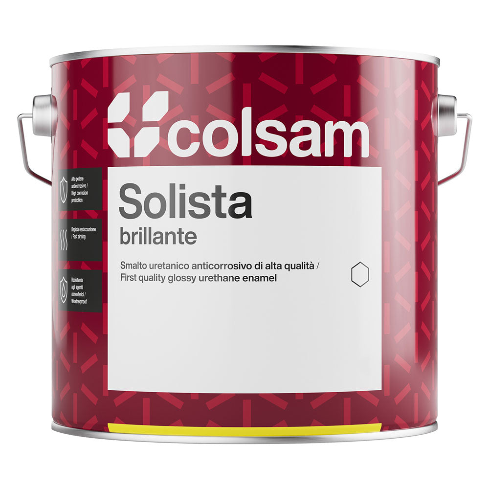 SMALTO SINTETICO BRILLANTE 'SOLISTA' Lt. 0,375 Grigio scuro