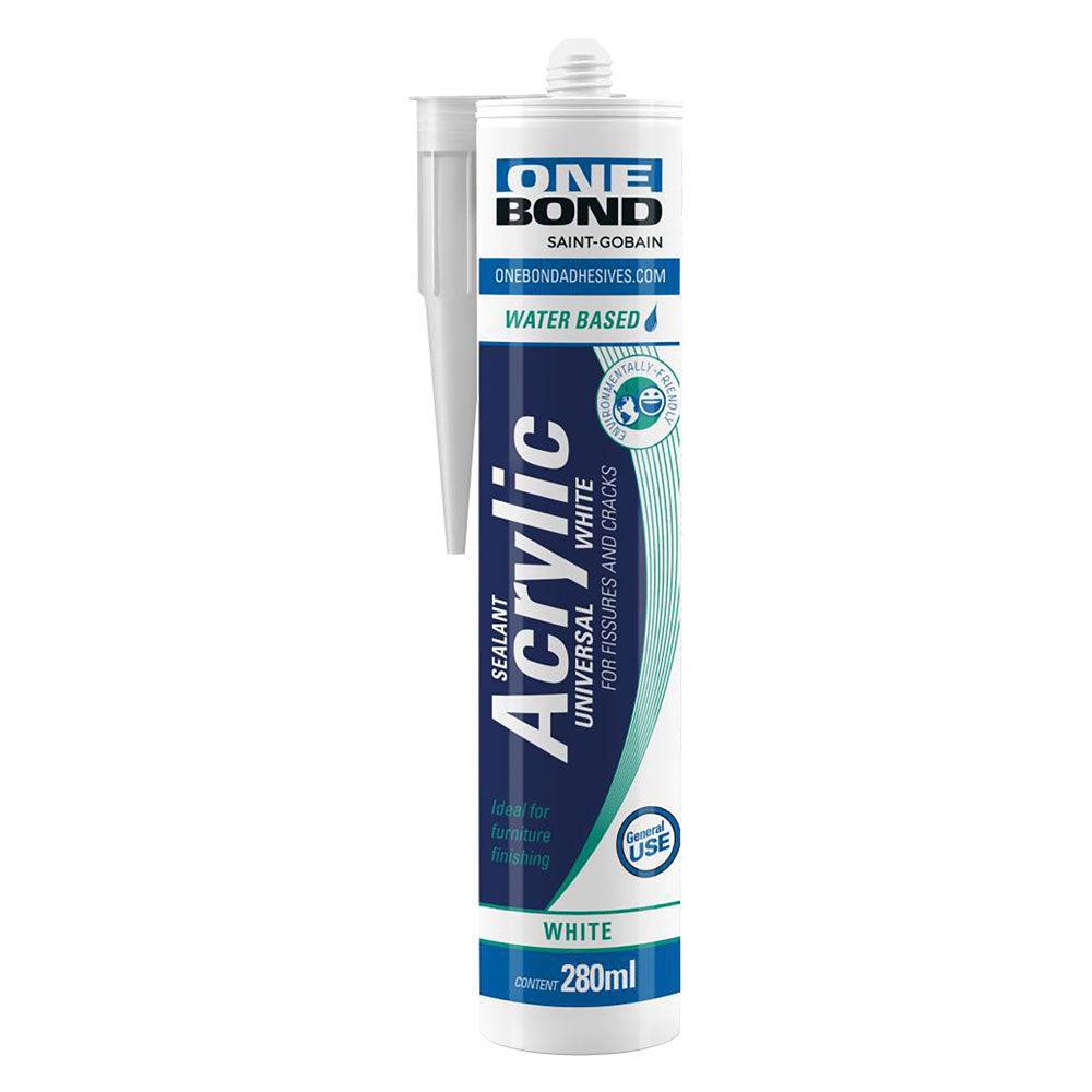SILICONE ACRYLIQUE "ACRYLIC UNIVERSAL" blanc 280 ml