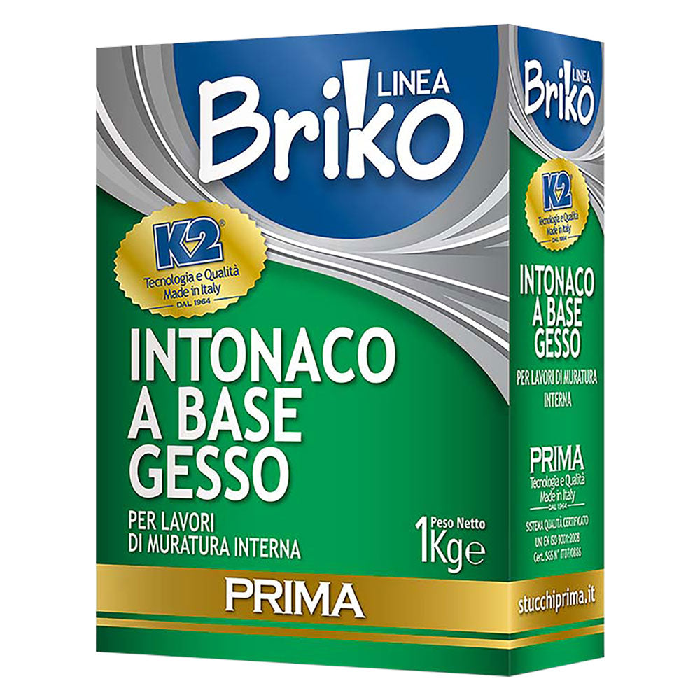 ENDUIT DE BASE AU PLÂTRE 'BRIKO K2' Kg. 1 - en boîte