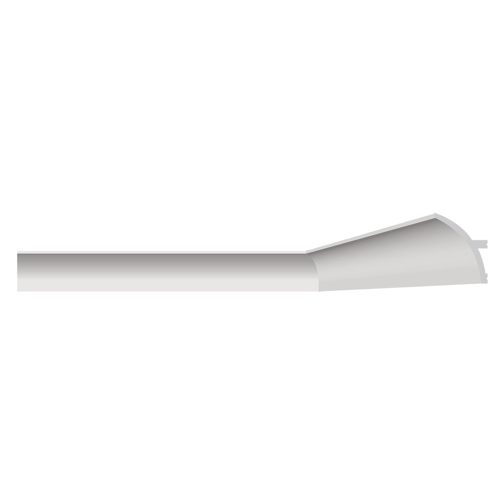 CORNICE DECORATIVA PER SOFFITTO SERIE 'LUXSTYL' mod. 'L7556' - mm. 56 x 75 x 2 mt