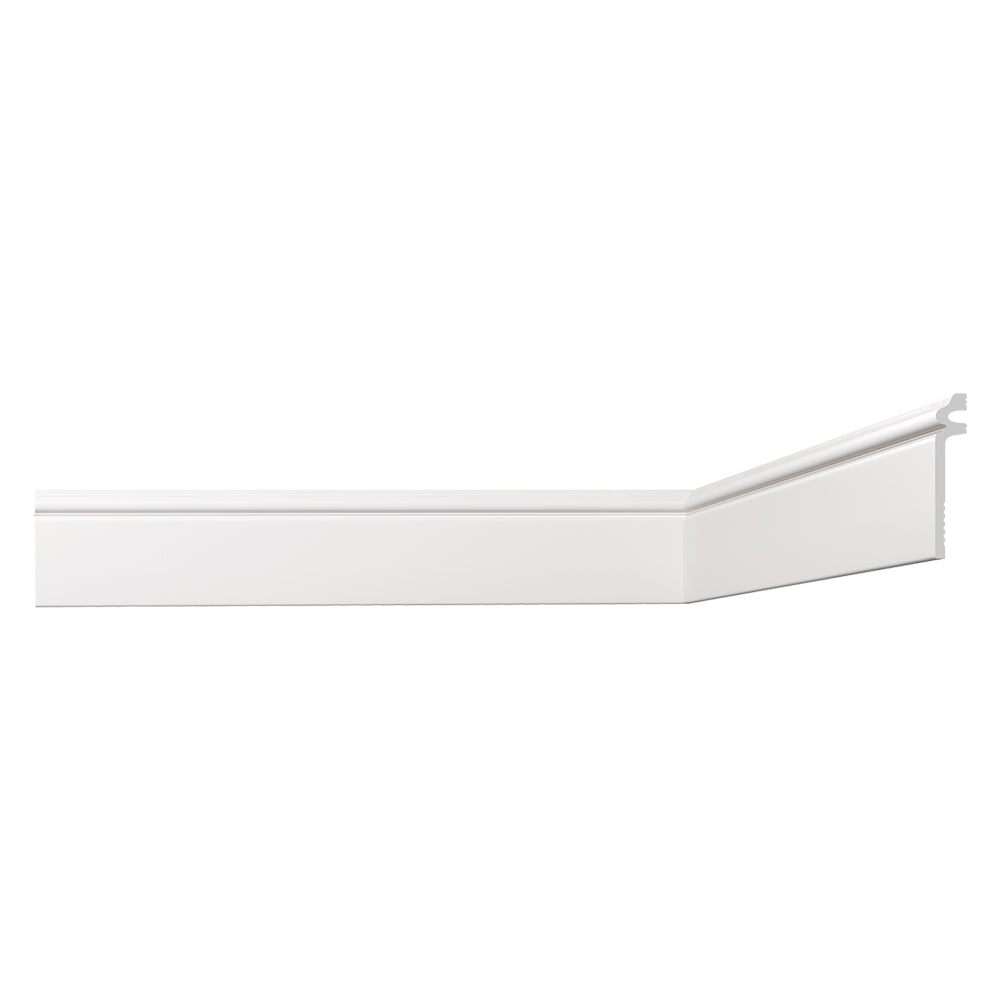 DEKORATIVE SOCKELLEISTENABDECKUNG SERIE 'LUXSTYL' Modell 'L14020' - 20 x 140 x 2 mm
