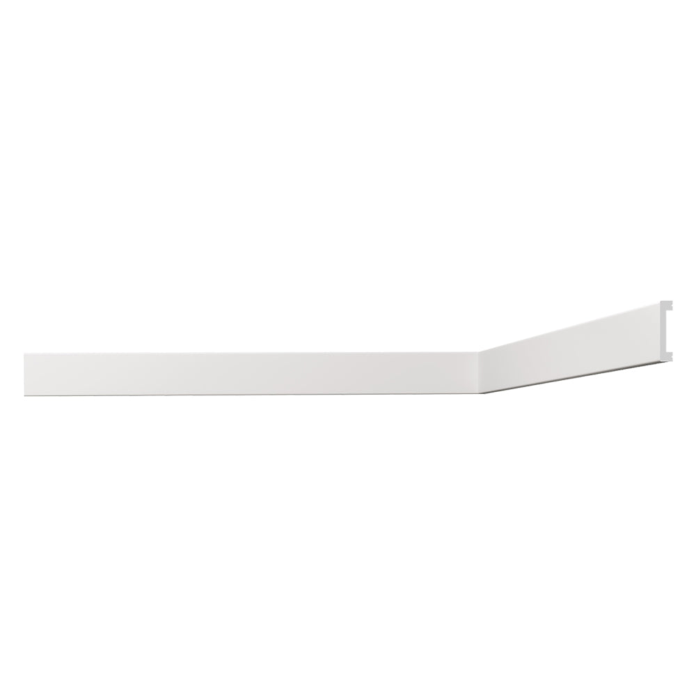 BATTISCOPA DECORATIVO SERIE 'LUXSTYL' mod. 'L6513' - mm 13 x 65 x 2 mt