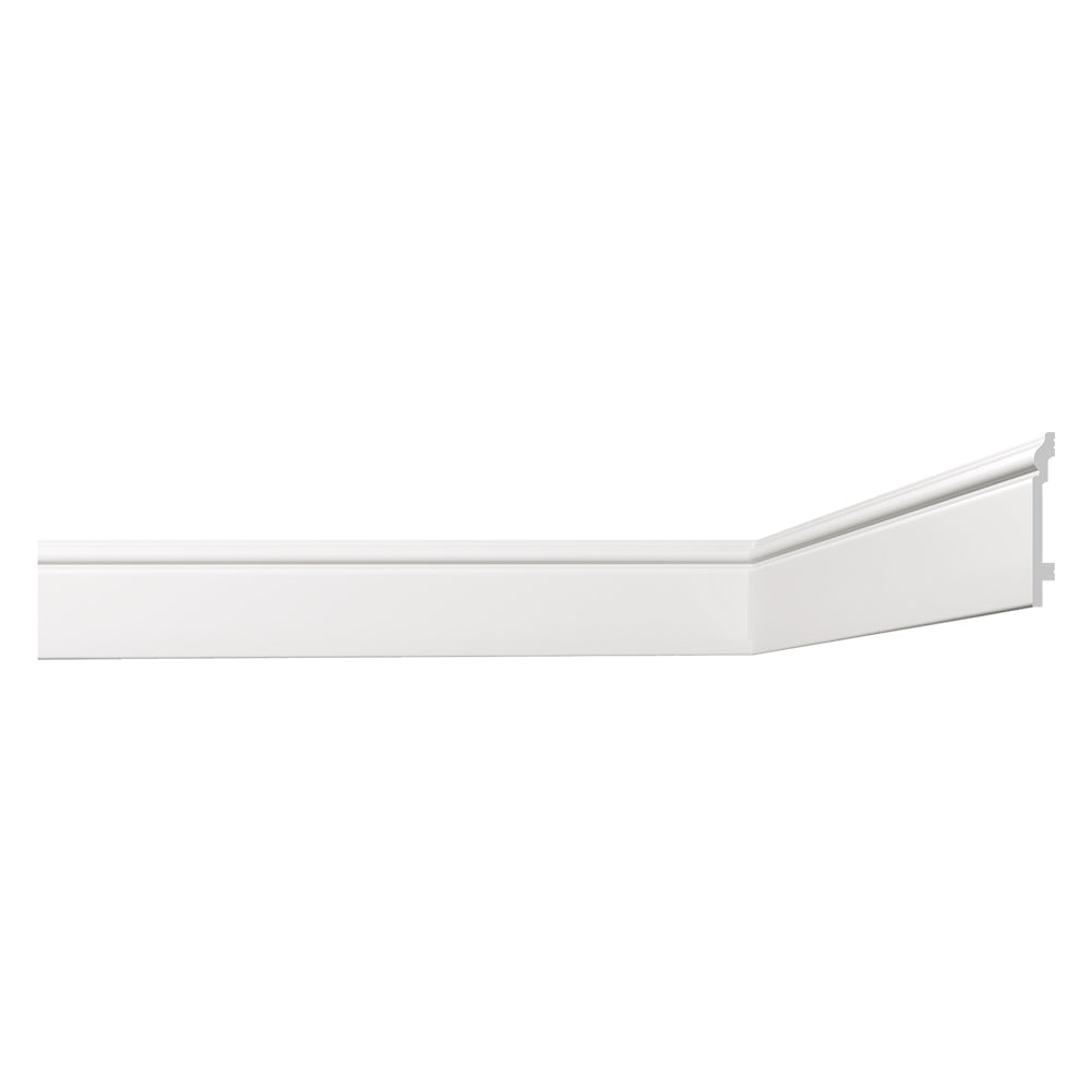 BATTISCOPA DECORATIVO SERIE 'LUXSTYL' mod. 'L10014' - mm 14 x 100 x 2 mt