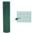 TREILLIS SOUDÉ PLASTIFIÉ 6 x 6 Fil Ø mm 1,0 - H. 50 cm x 25 m