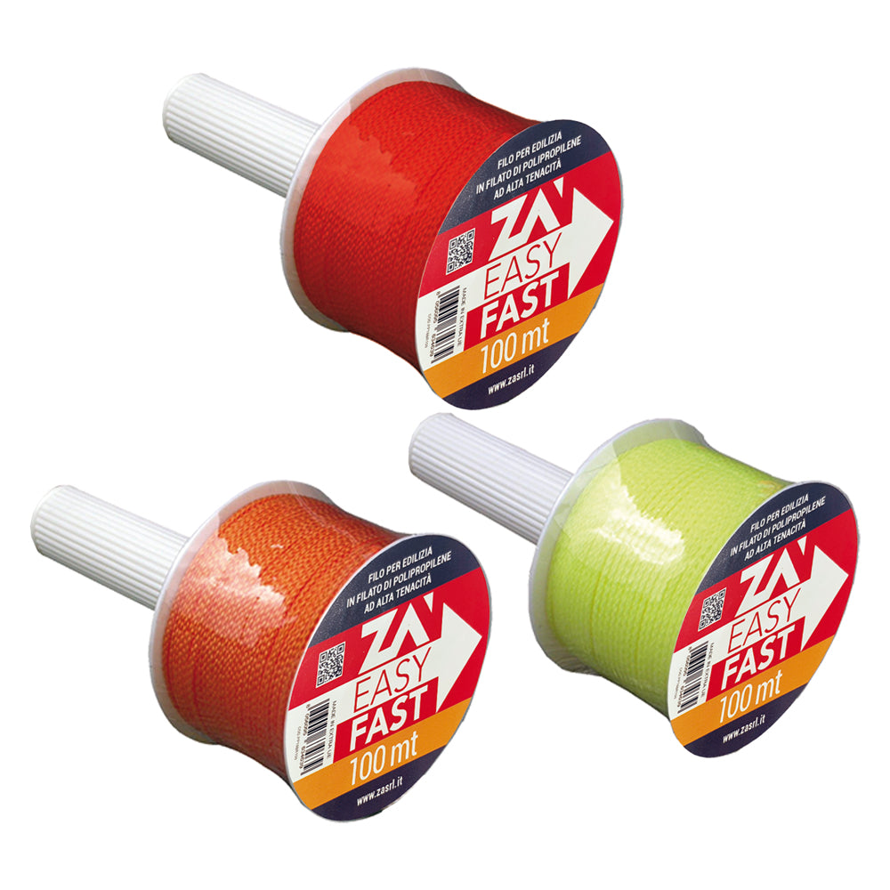 FIL DE CONSTRUCTION 100 m - couleur rouge