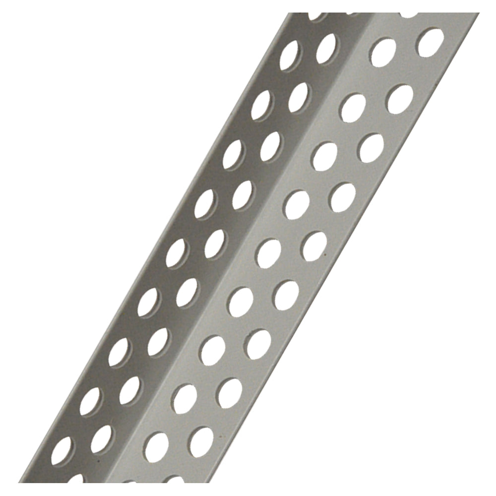 PARASPIGOLO FORATO H mt 2,5 - mm 22 x  22 colore bianco