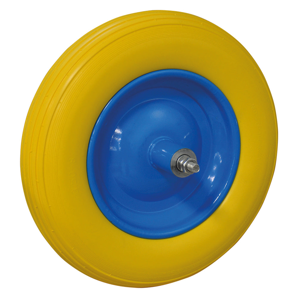 POLYURETHAN-RAD FÜR SCHUBKARRE innen Ø 125 mm - kurze Achse