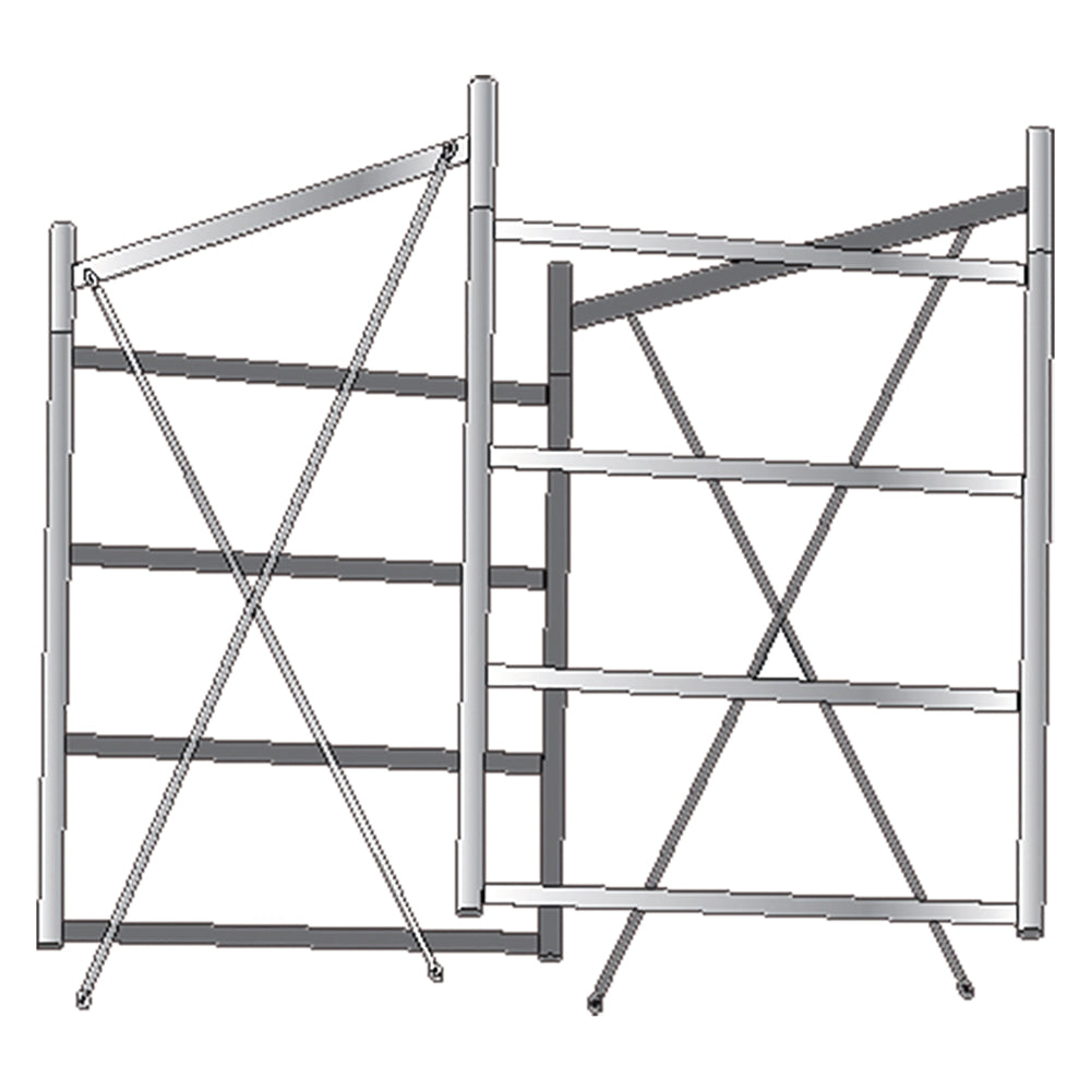 KOMPLETTER AUFSATZ FÜR FAHRGERÜST Gigante - H. 1,6 m.