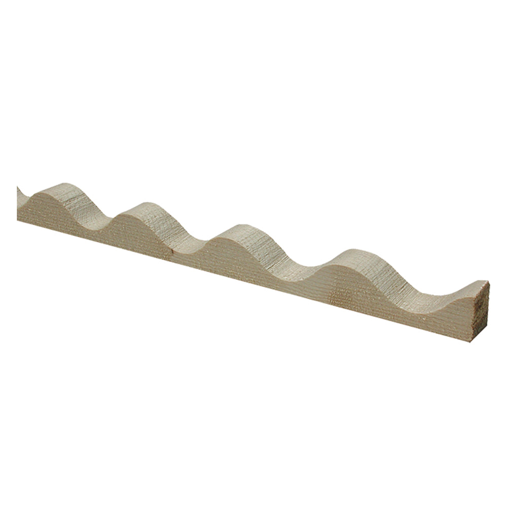 PROFILÉ EN BOIS ONDULÉ 200 cm