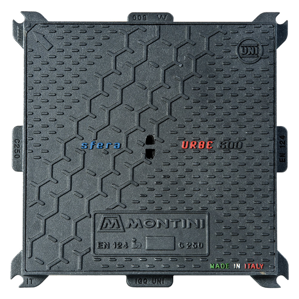 CHIUSINO IN GHISA C250 URBE - 50 x 50 - Kg 21