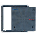 CHIUSINO IN GHISA CLASSE D400 ECLIPSE - 80 x 80 - Kg 76