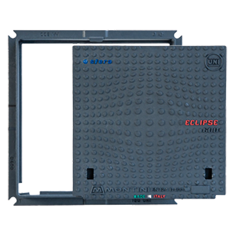 GUSSEISENABDECKUNG KLASSE D400 ECLIPSE - 50 x 50 - 30 kg
