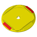 PLATINE À ENCASTRER RONDE AVEC CATADIOPTRE 21,1 x 21,6 x H.2,2 cm (extérieur)