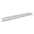 GRIGLIA ZINCATA PER CANALETTA 'COMPACT' A15 - cm 100 x 10,2 x H. 1,3