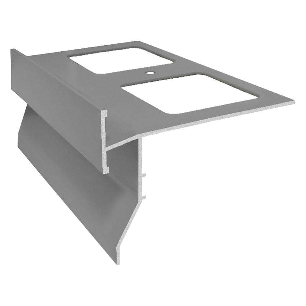 Balkon-/Terrassen-Tropfkante „TOP“ Kunststoff – Breite 85 mm / Länge 2,6 m Farbe grau