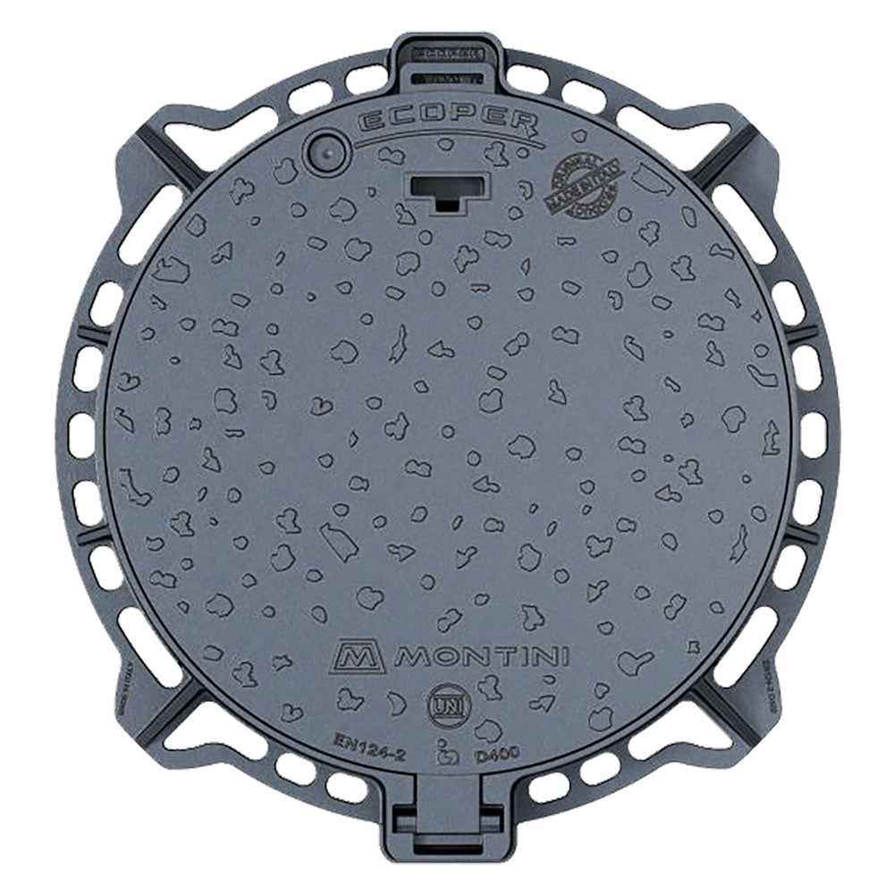 GUSSDECKEL KLASSE D400 ECOPER T - 85 - Schachtabdeckung 65 cm / 51 kg