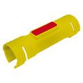 CACHE-TUBE DE SIGNALISATION POUR ÉCHAFAUDAGES À DOUBLE ANNEAU 20 x 6,5 cm