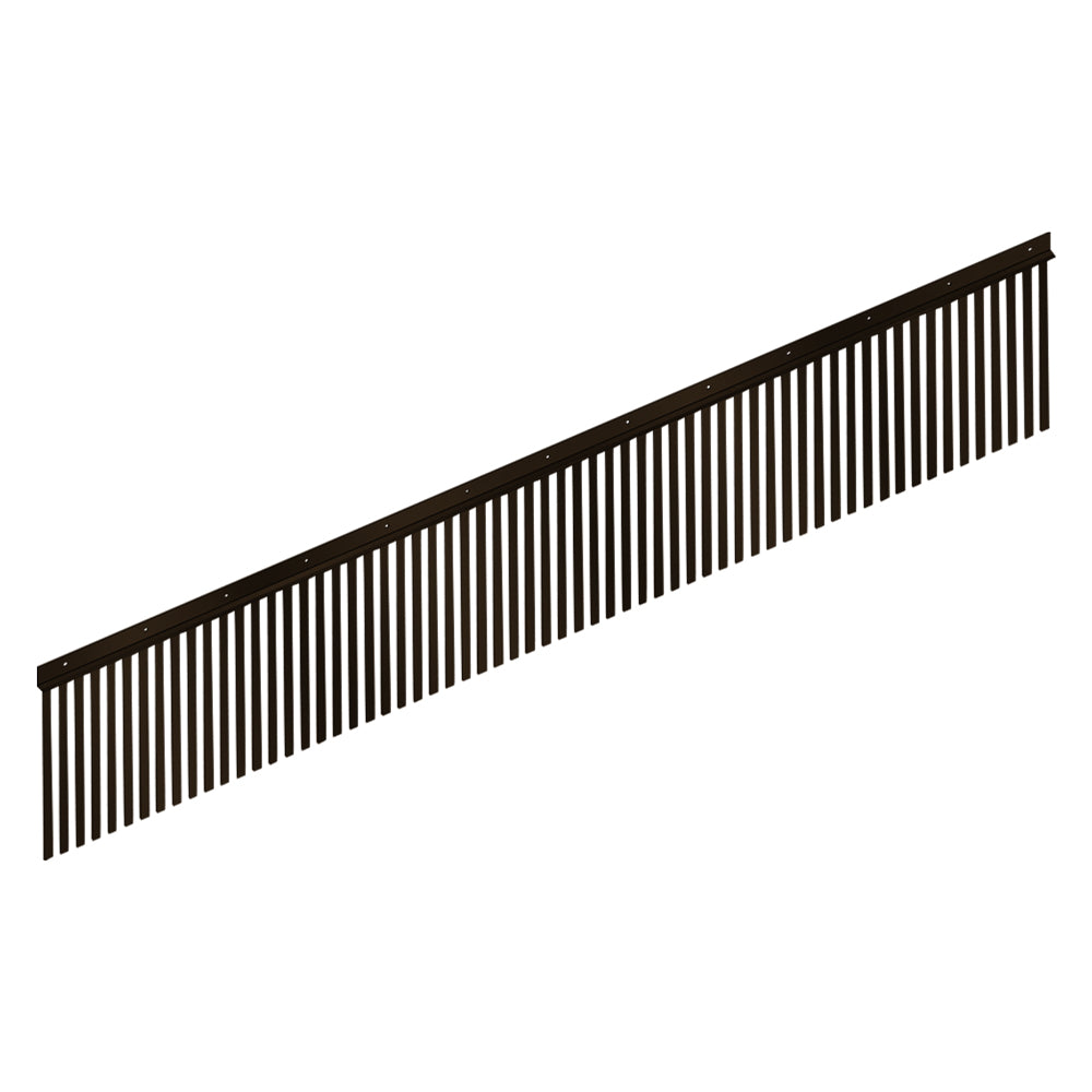 BARRIÈRE ANTI-OISEAUX POUR PANNEAUX SOLAIRES hauteur des ailettes 200 mm