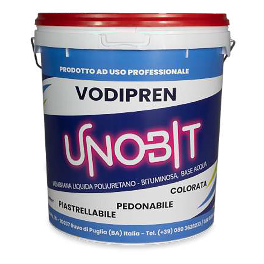 POLIFUNKTIONALE FLÜSSIGMEMBRAN FARBIG 'VODIPREN UNOBIT' 5 kg - grau