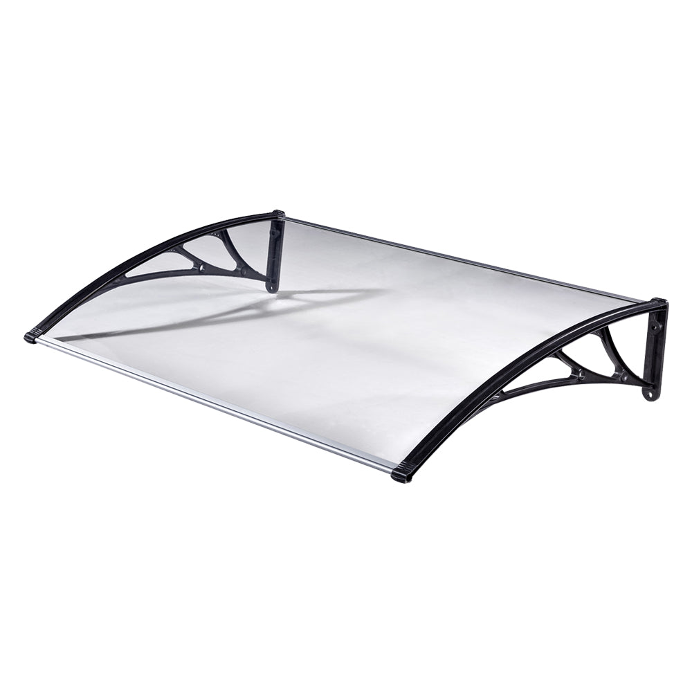 Auvent extérieur 100 x 120 cm transparent