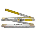 Double mètre « UNIKO » de couleur blanche