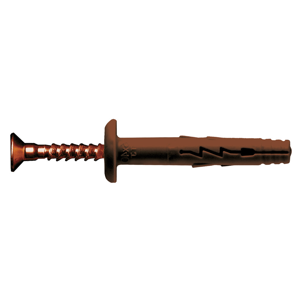 TASSELLO NYLON A PERCUSSIONE 'TURBO JET' TJ6-40BR 6 x 40 - vite 3,8 x 45